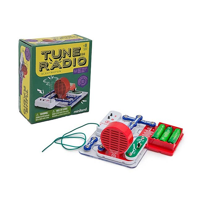 Electrofun : RADIO TUNE IN - Jouet Technologique Scientifique pour la vente par Miniland Educational