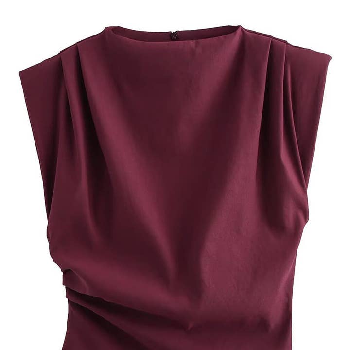 Asymmetrical Hem Sleeveless Top and other Purchase Wholesale silk top. Free Returns & Net 60 Terms on Faire trending on Faire.