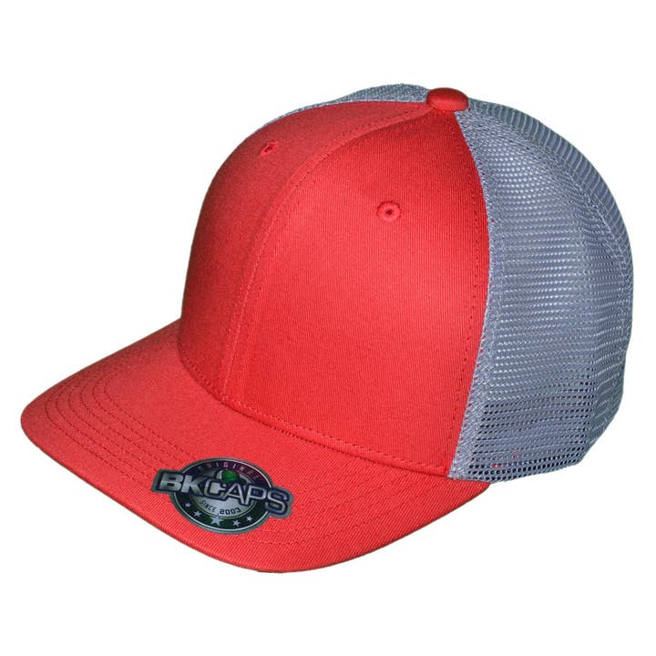 Buck Wholesale - Wholesale Trucker hat – Unisex - Blank Trucker Hats - 6 Panel Structured Slightly Curved Bill38