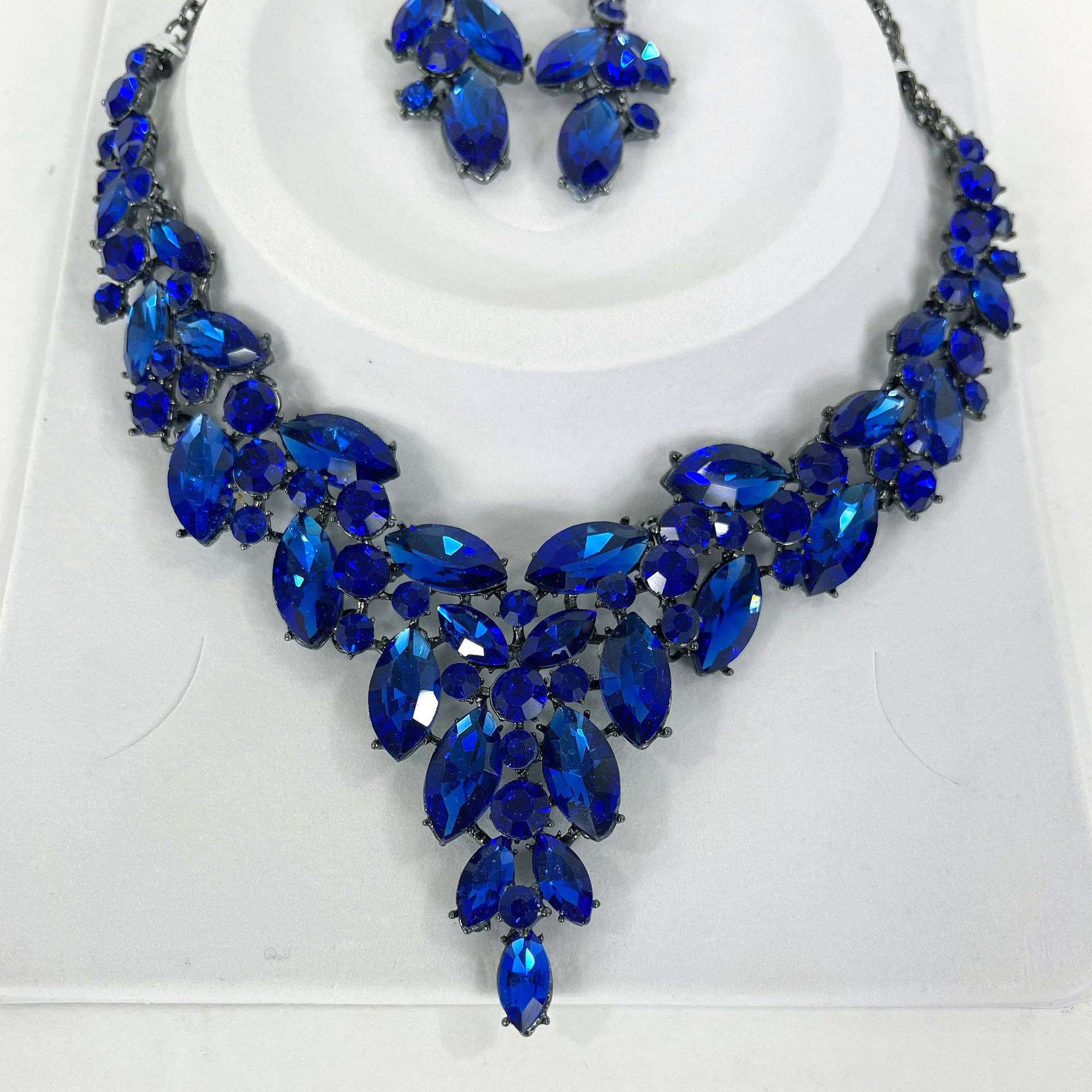 TAPA fashion - Wholesale Jewelry Set - Crystal Necklace Earring Set FJN367 (1PC)5