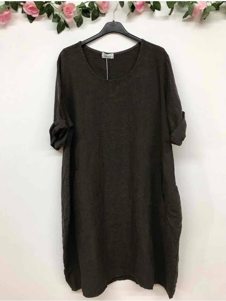 LINEN & COTTON HOUSE – Engroshandel Kjole - Dame – Linnedkjole 167 Forårs- og Sommerkøb58