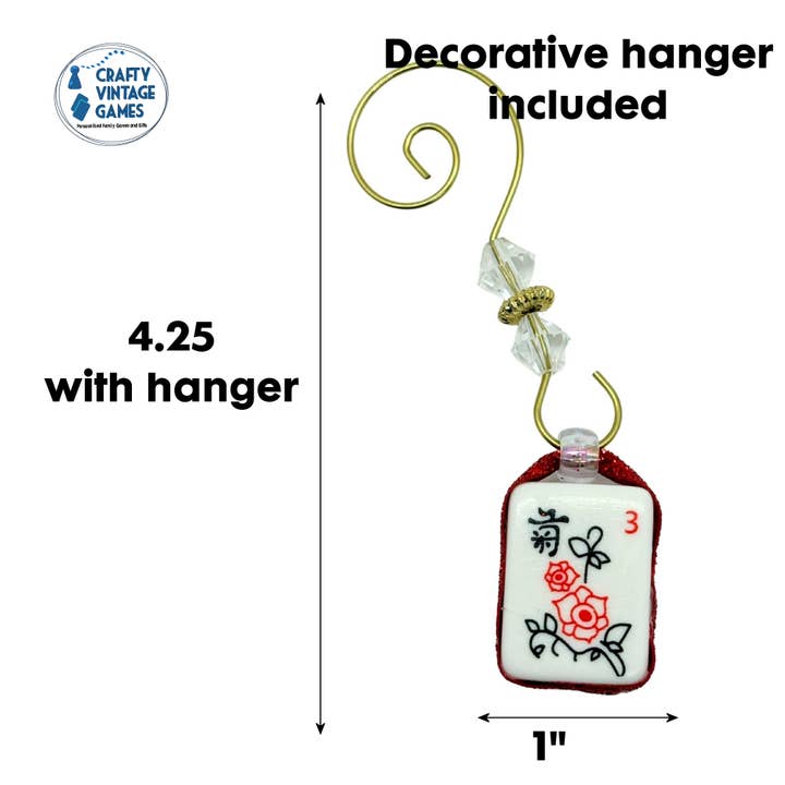 Crafty Vintage Games - Wholesale Ornament Set - Christmas Mahjong Ornaments set of 43