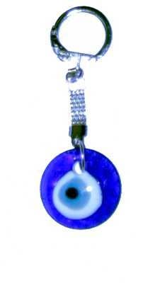 El Alquimista - Wholesale Keychain - Unisex - ROUND BLUE TURKISH EYE KEYCHAIN Murano glass0
