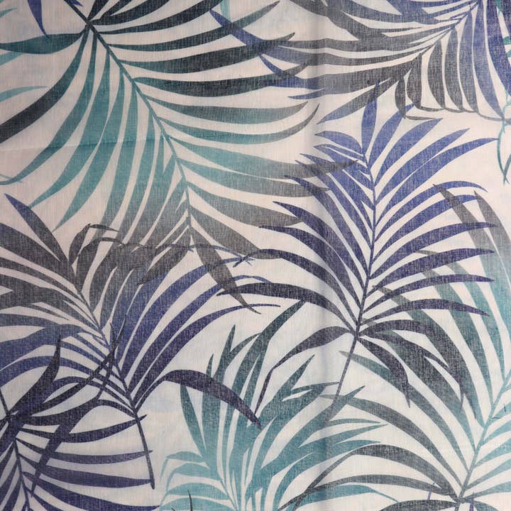 Visillo Tropic blauwe gordijn voor wholesale door Llar Textil