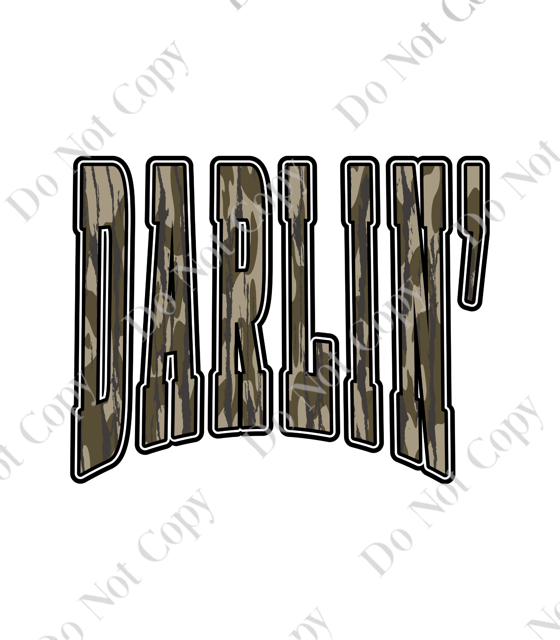 Southern Vogue Wholesale - Vendita all'ingrosso Decalcomania a sublimazione - Trasferimento DTF Darlin (individuale)1