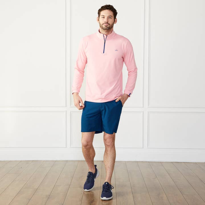 1/4 Zip Pullover Pink for wholesale by CATCH + CLUB
