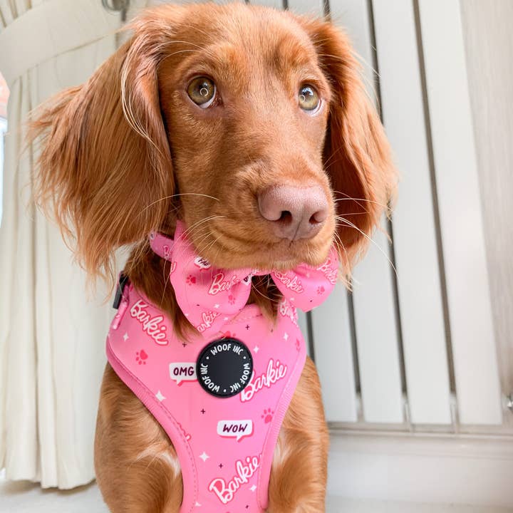 WOOF INC - Wholesale Pet Harness - Dog - Pink Barkie Dog Harness XS - L2