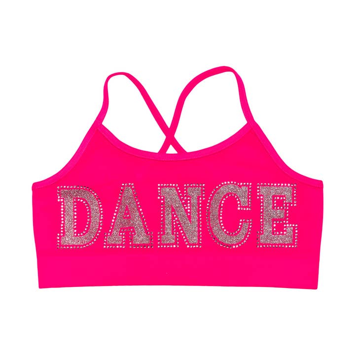 Malibu Sugar - Venta al por mayor Camiseta de tirantes - Niños - Little Girls (4-6x) sujetador cami con adorno de baile5