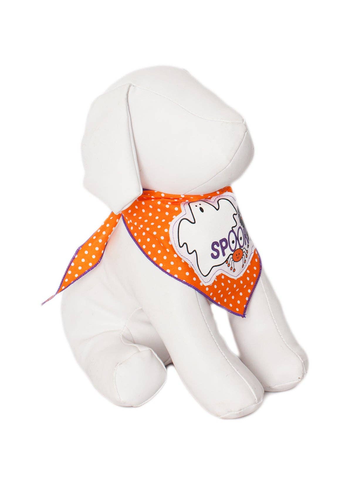 Orange Spooky Friends Dog Bandana Halloween Pet Dress-Up Accessory for wholesale on Faire2