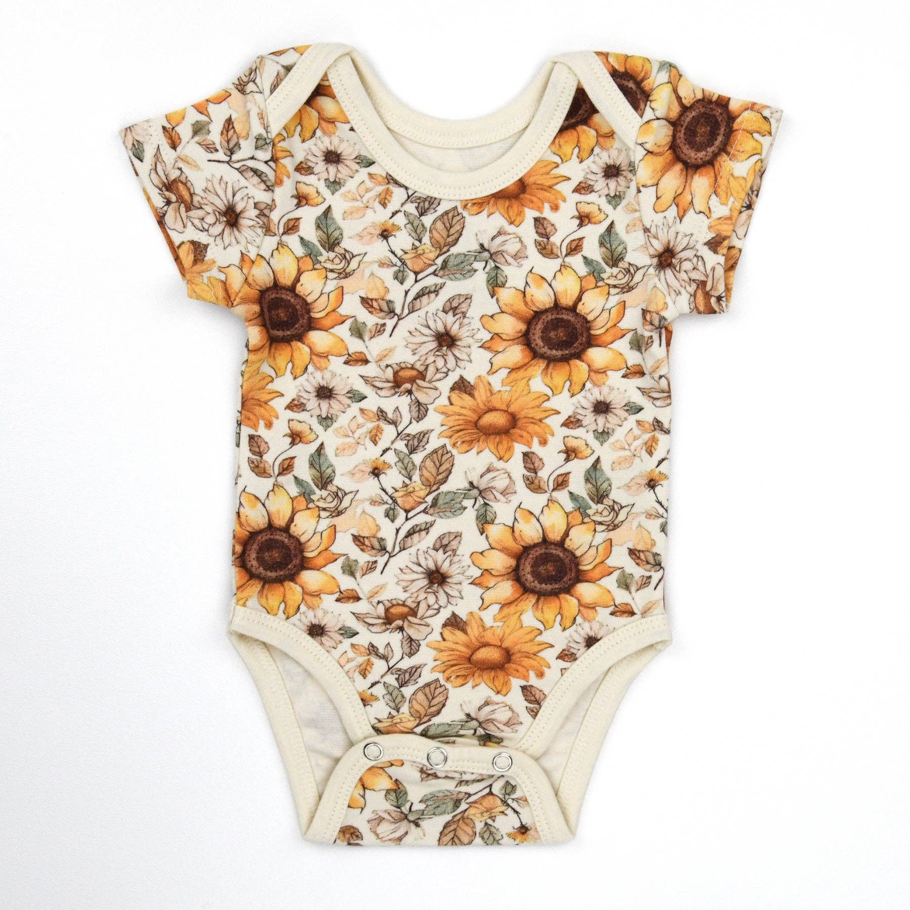 Earthy - Wholesale Bodysuit (Non-Footed) - Baby - Organic Cotton Short Sleeve Baby Bodysuit, Bryony1