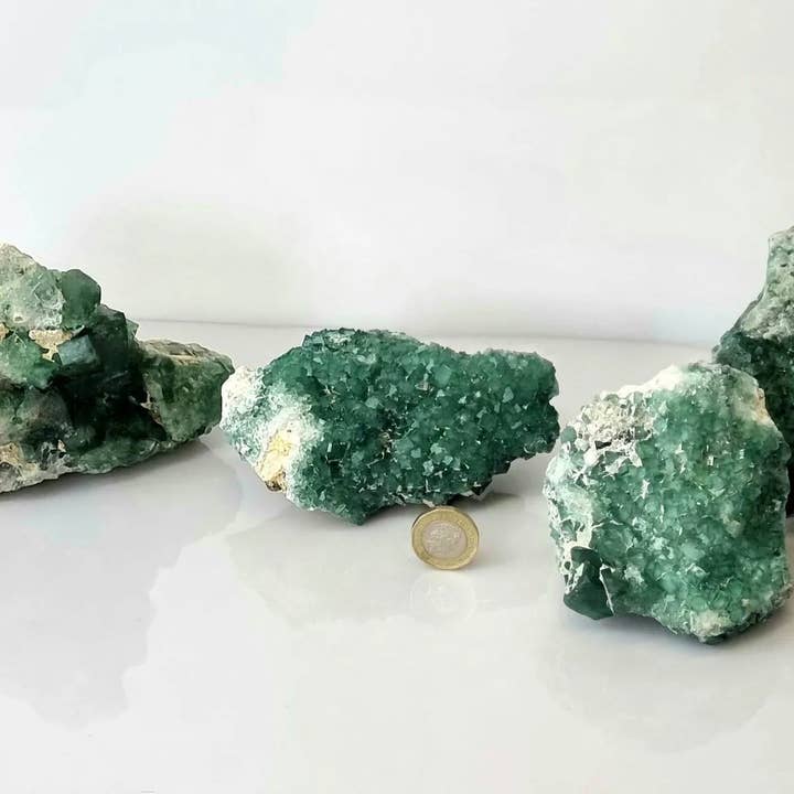 Distinction Crystals – Großhandel Spiritueller Stein/Kristall – Großes natürliches Fluorit-Kristall-Set 3 kg3