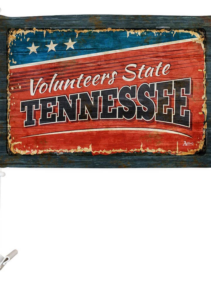 Tennessee Vintage Americana Staten autovlag voor wholesale door Two Group Flag Co