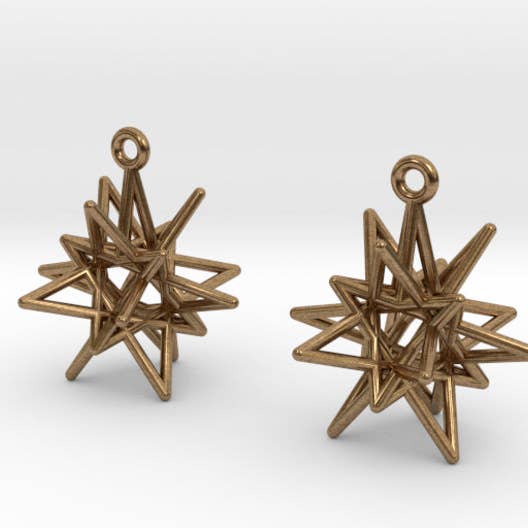 Hanusa Design - Wholesale Dangle Earrings - Starry Knight Earrings (Metal)1