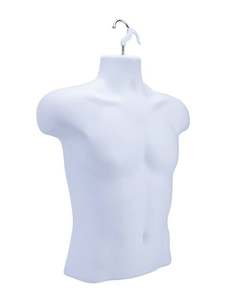 Male Molded Shirt Form With Hook for wholesale by Store Supply Warehouse