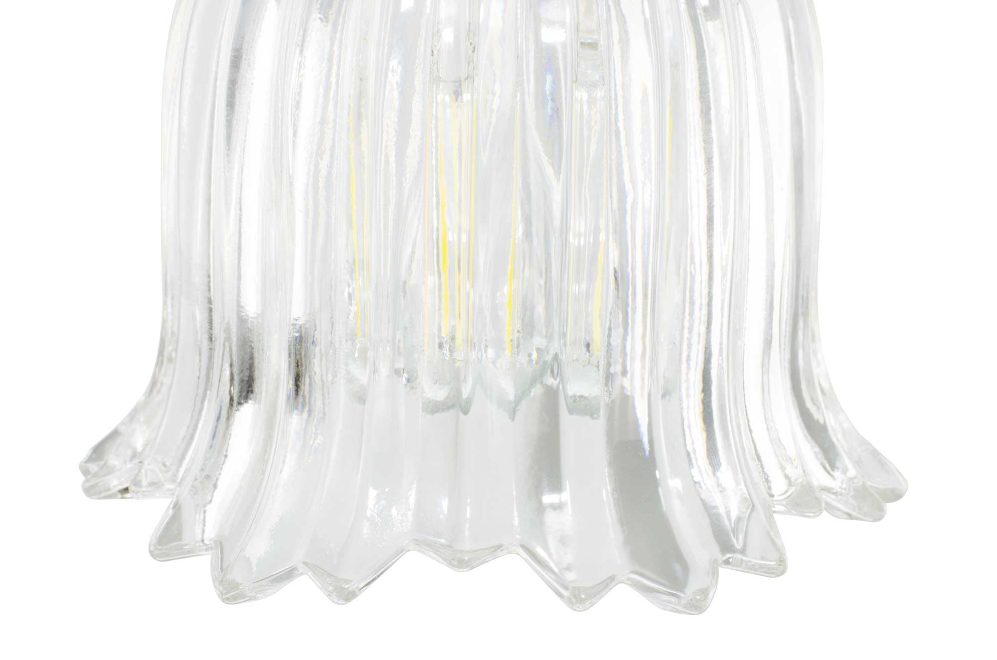 C-Création - Wholesale Chandelier/Hanging Light - Ribbed glass suspension retro style small size Avelle3
