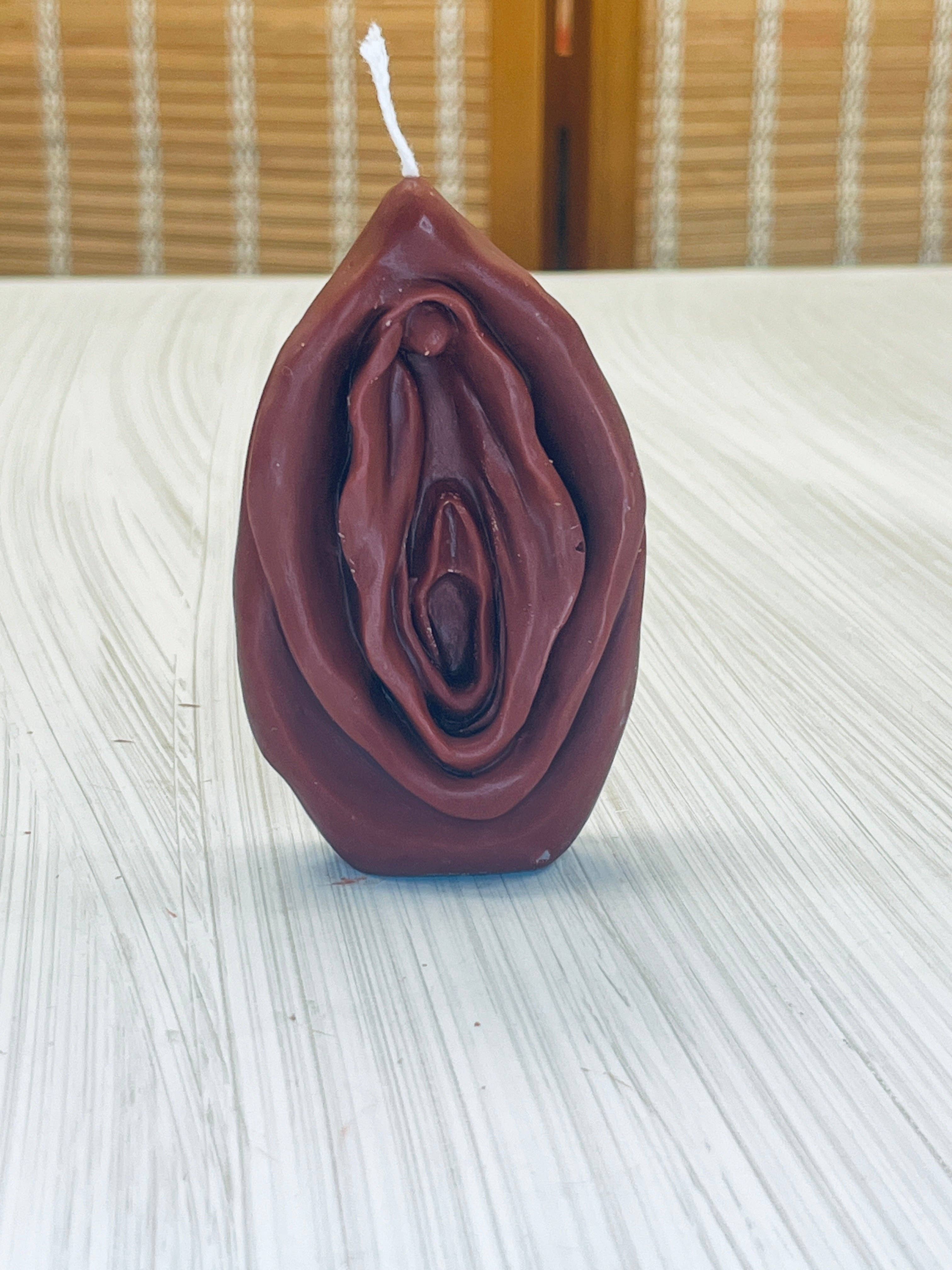 MadebyOmo - Wholesale Novelty Candle - Goddess Skin toned soy pillar candles l Adult  Candle l Kink8