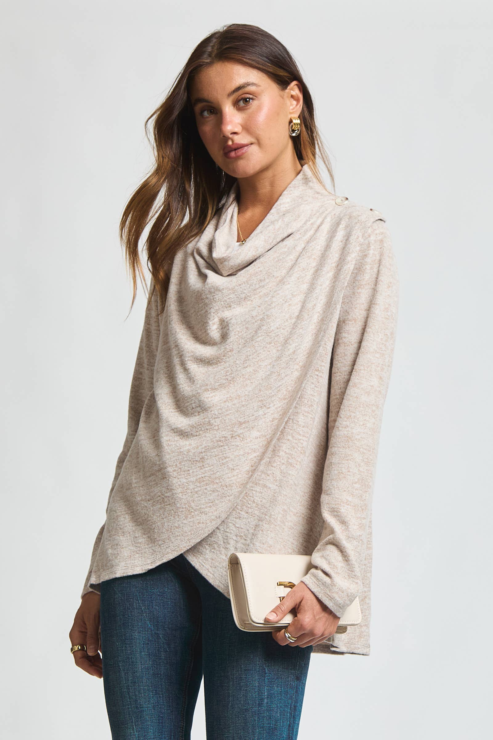 Dear Scarlett – wholesale Kofta - Dam – 2-i-1 Mjuk Tröja/Kofta med Flera Användningsområden15