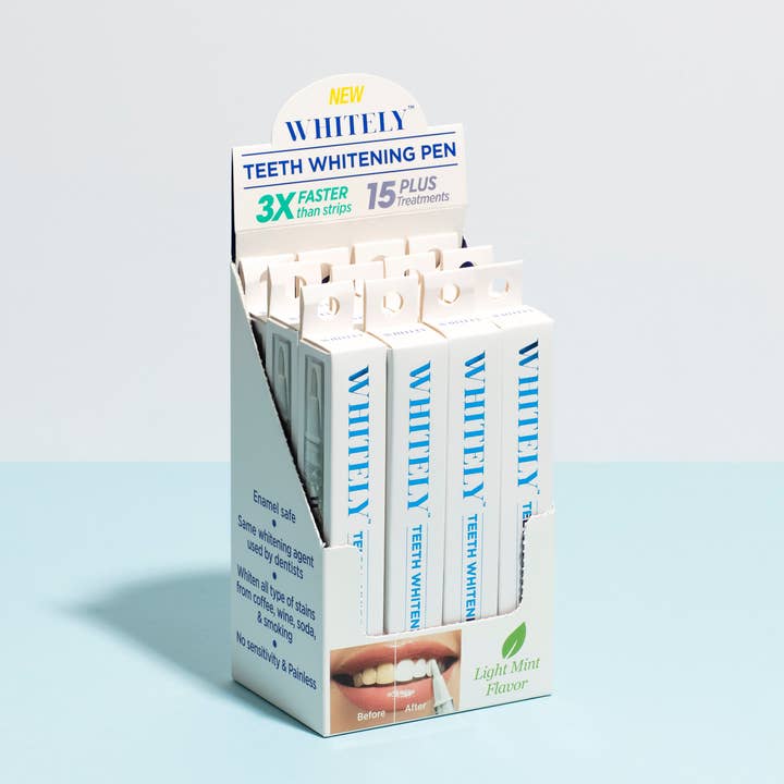 WHITELY – wholesale Teeth whitener – Teeth Whitening Pen Kit (12 pcs)