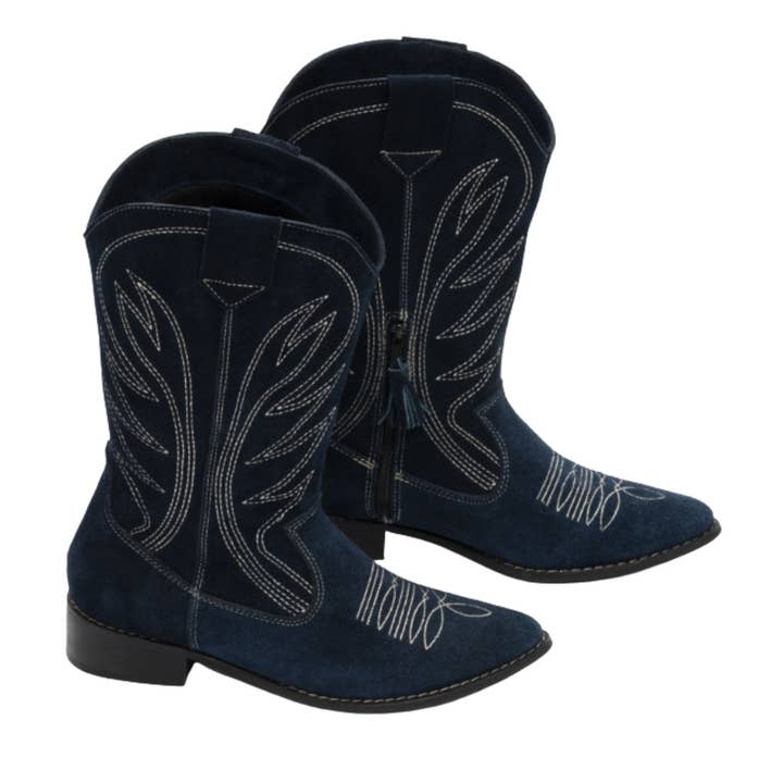 Silvia Cobos Rodeo Blaue Stiefel für den Großhandel von SILVIA COBOS