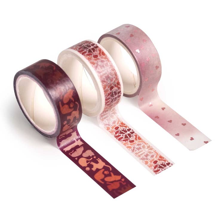 Yoga-Katzen Washi-Tape-Set für den Großhandel von Compoco