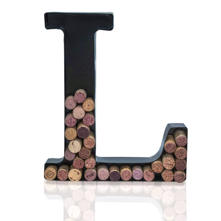 MADE EASY KIT - Wholesale Wine cork holder - Made Easy Kit Metal Letter Wine Cork Holder w/Wall Mount Kit19
