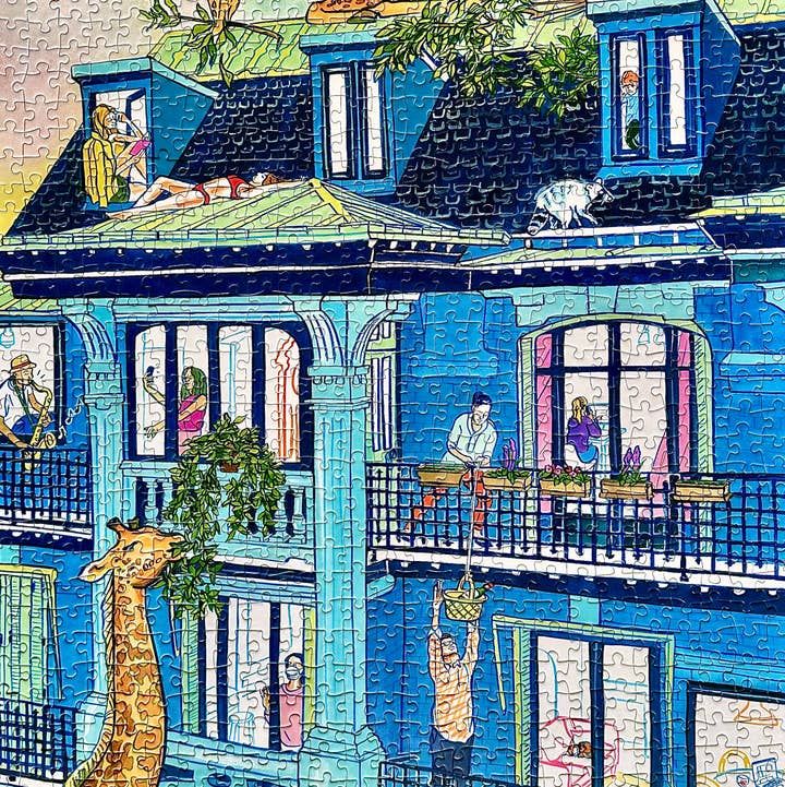 Mango Puzzles - Wholesale Puzzle - Adult - City Culture | 1000-piece Puzzle for Adults | Artwork by Jules Monson