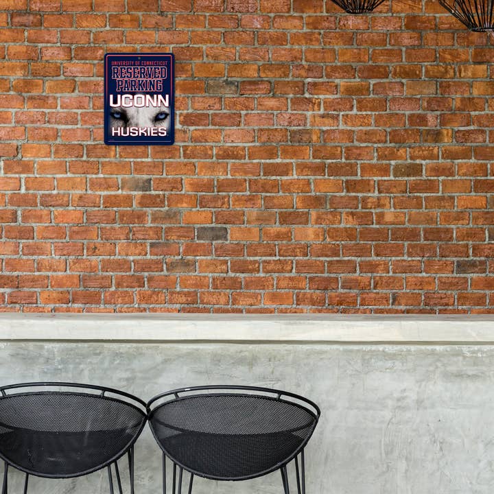 Rico Industries - Wholesale Sign - NCAA Connecticut Huskies - UCONN UCONN Metal Parking Sign1