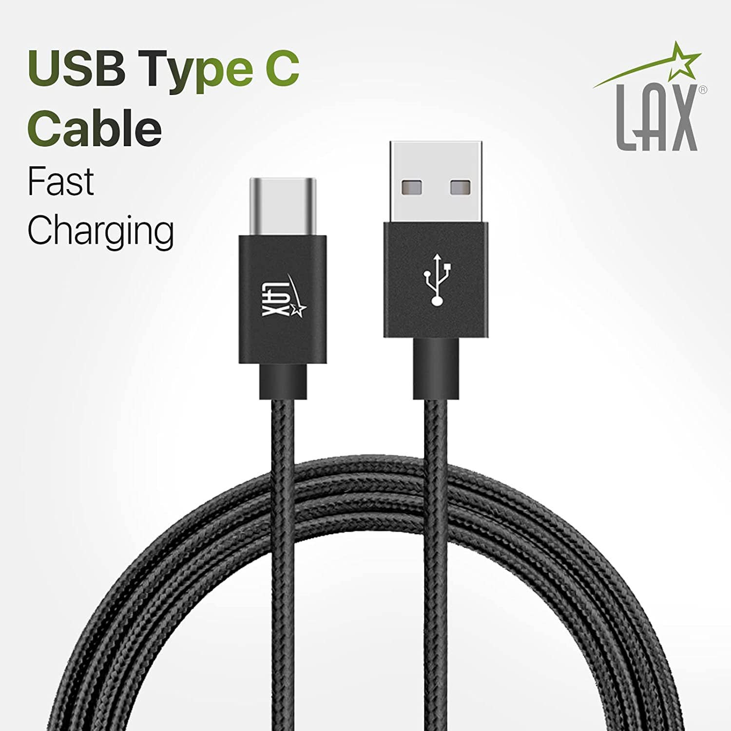LAX Gadgets - Wholesale Charging Cable - LAX Gadgets USB C Cable - Nylon Braided USB-C Retail Pack1