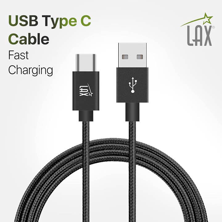 LAX Gadgets - Wholesale Charging Cable - LAX Gadgets USB C Cable - Nylon Braided USB-C Retail Pack1