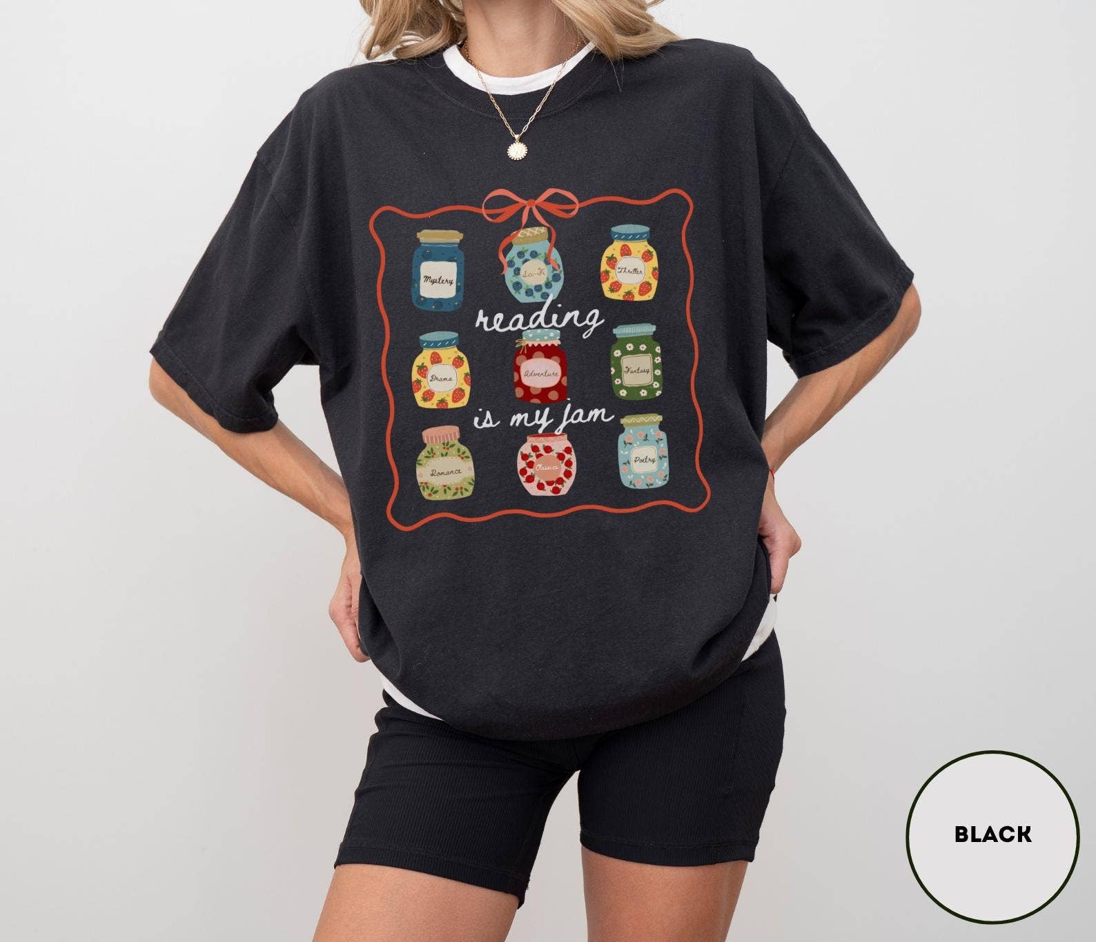 Glaime - Wholesale T-Shirt (Graphic) - Women's - Comfort Colors Bookish Shirt, Bookworm Shirt, Book Lover Tee4