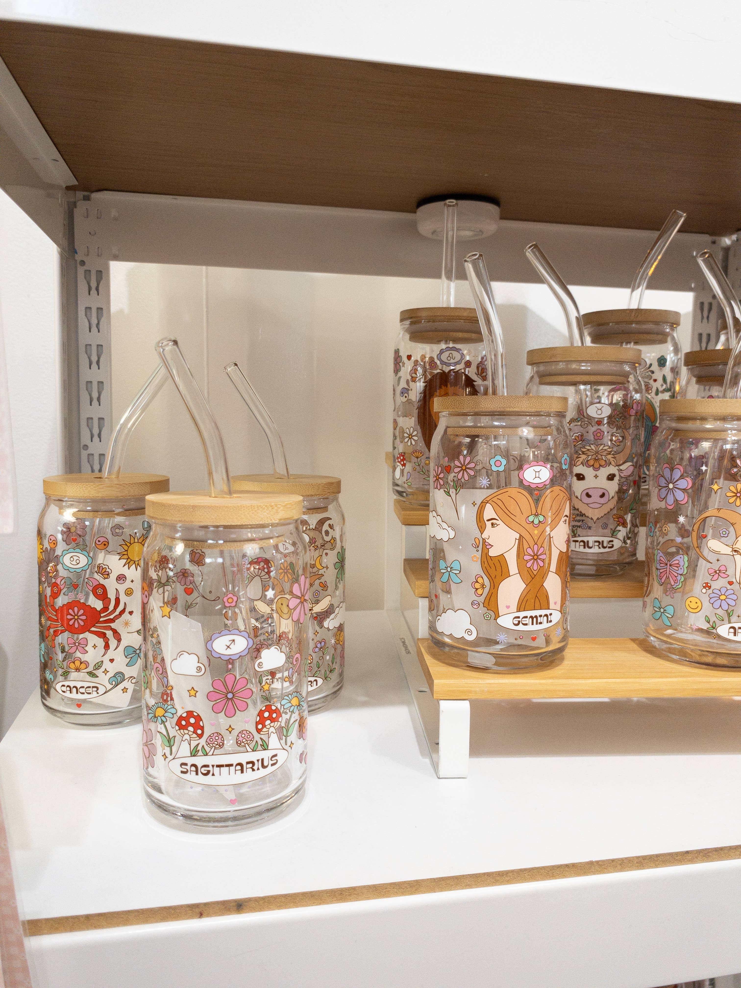 Be Bold Stay Bold - Wholesale Drinking Glass/Cup - Zodiac Glass Cups – 16oz5