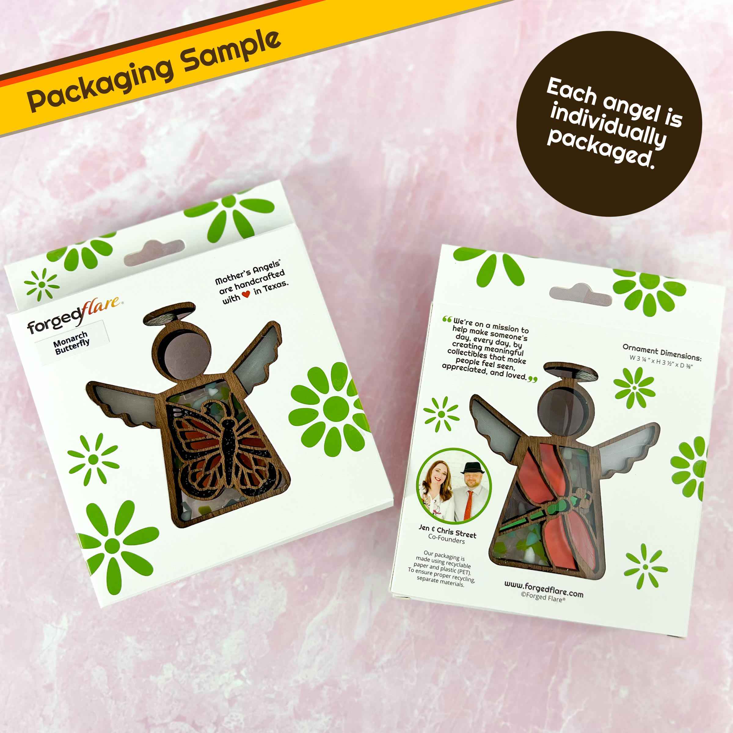 Forged Flare® - Wholesale Ornament - Sand Dollar Ornament | 3.5" (H) Angel Figurine | Mother's Angels®13