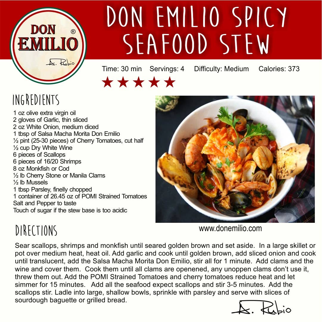 Don Emilio – Engroshandel Salsa – Don Emilio Salsa Macha Morita 1 Gal | Hed8