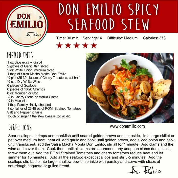 Don Emilio – Engroshandel Salsa – Don Emilio Salsa Macha Morita 1 Gal | Hed8