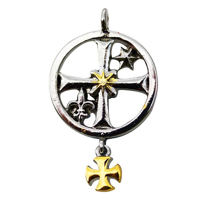 Starlinks Gifts - Wholesale Individual Charm/Pendant - Rochefort Seal for Good Fortune and Financial Acumen KT7 Knights Templar