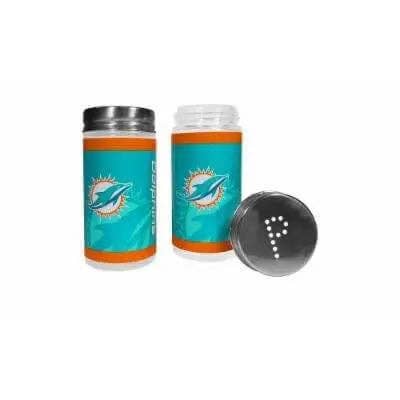 Miami Dolphins - Tailgate Salt & Pepper Shaker Set for wholesale by Party Expo, LLC