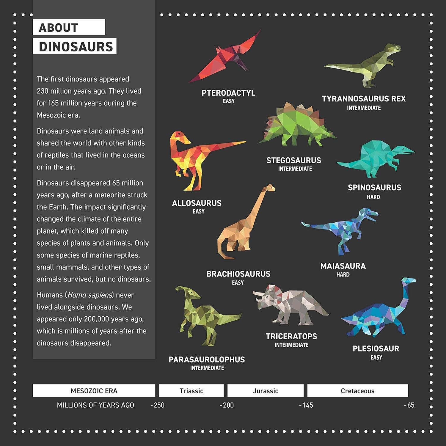 Fox Chapel Publishing - Vendita all'ingrosso Libro da colorare e attività - Bambini e neonati - My Sticker Paintings: Dinosaurs - Libro di attività per bambini1