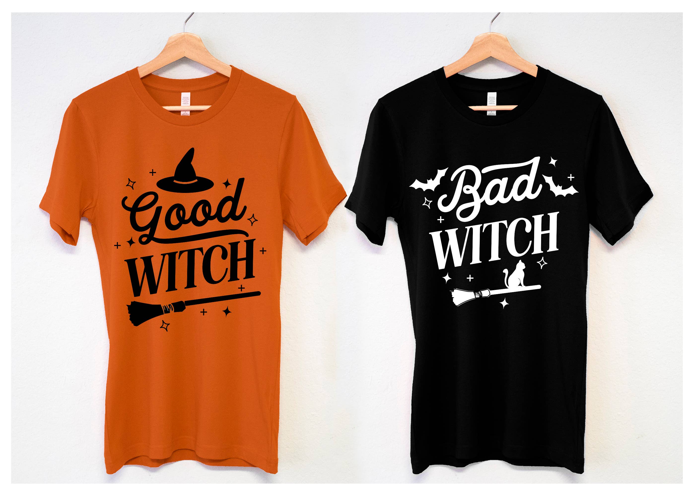 Nobullwoman Apparel - Wholesale Screen Printed T-Shirt - Women's - Good Witch or Bad Witch Women's HALLOWEEN T-Shirt0