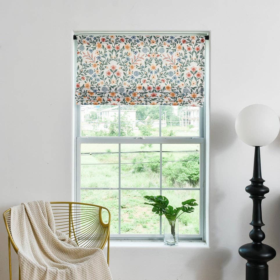 Lanting Home Decor Inc. - Wholesale Curtain - Custom Faux Roman Shades Summer Countryside Style1
