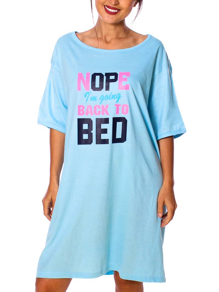 Dorm T-shirt met korte mouwen voor dames, nachthemd met lange mouwen voor wholesale door YafeMarte