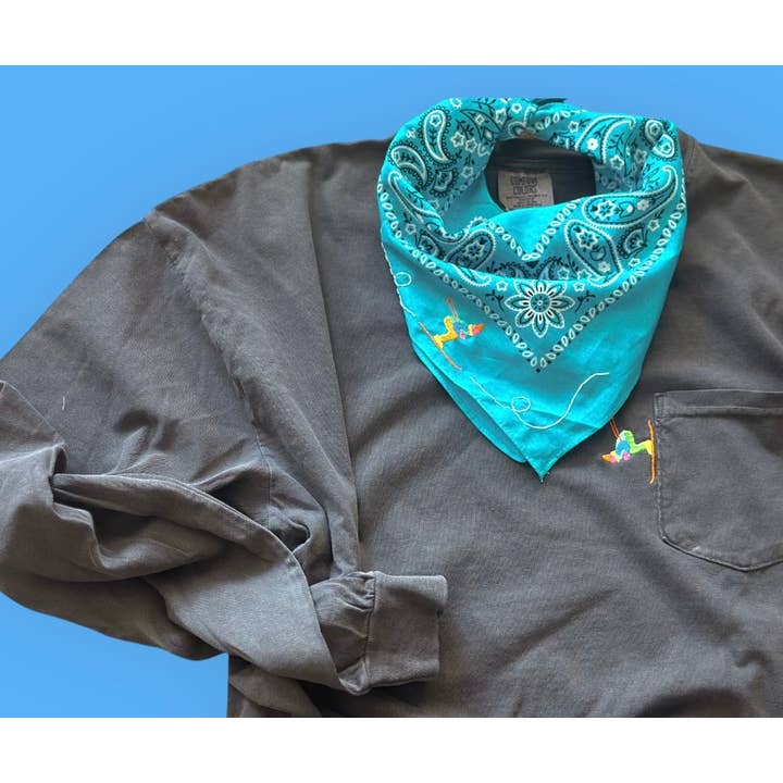 Little Lamb Designs - Wholesale Bandana - Unisex - Embroidered skier bandana | skiing accessories | apres ski
