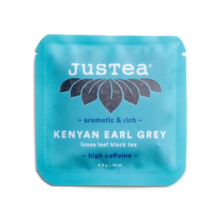 JusTea (No Import Fees to USA) - Wholesale Loose Tea - TEA SAMPLER Variety No. 2 = 5 Tea Blends in 25 Mini Pouches6