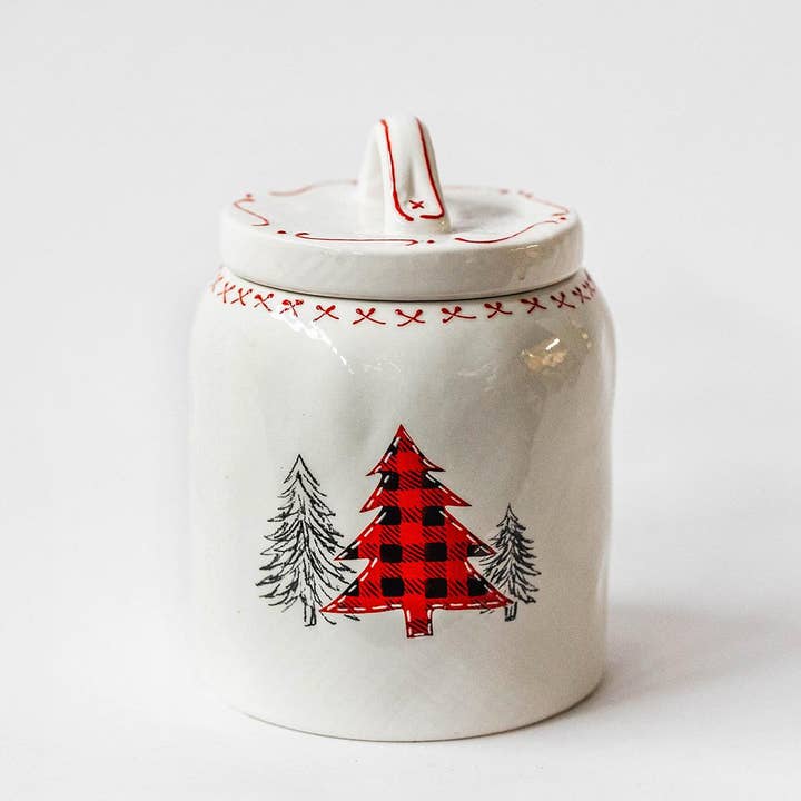 Ceramic Jar With Lid for wholesale by Forpost Trade Inc