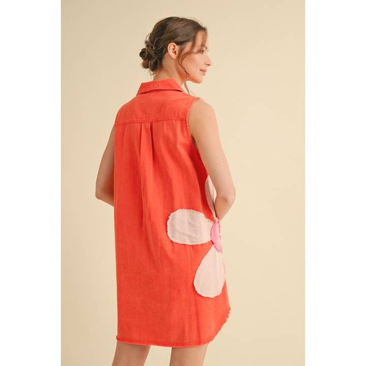 TANGERINE Flower Patch Solid dress for wholesale on Faire