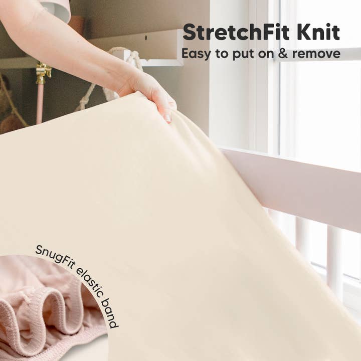 Cameo KeaBabies 2-Pack Isla Fitted Crib Sheet for wholesale on Faire5