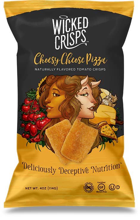 Wicked Crisps – Großhandel Chips – Wicked Crisps Cheesy Cheese Pizza Gemüsechips