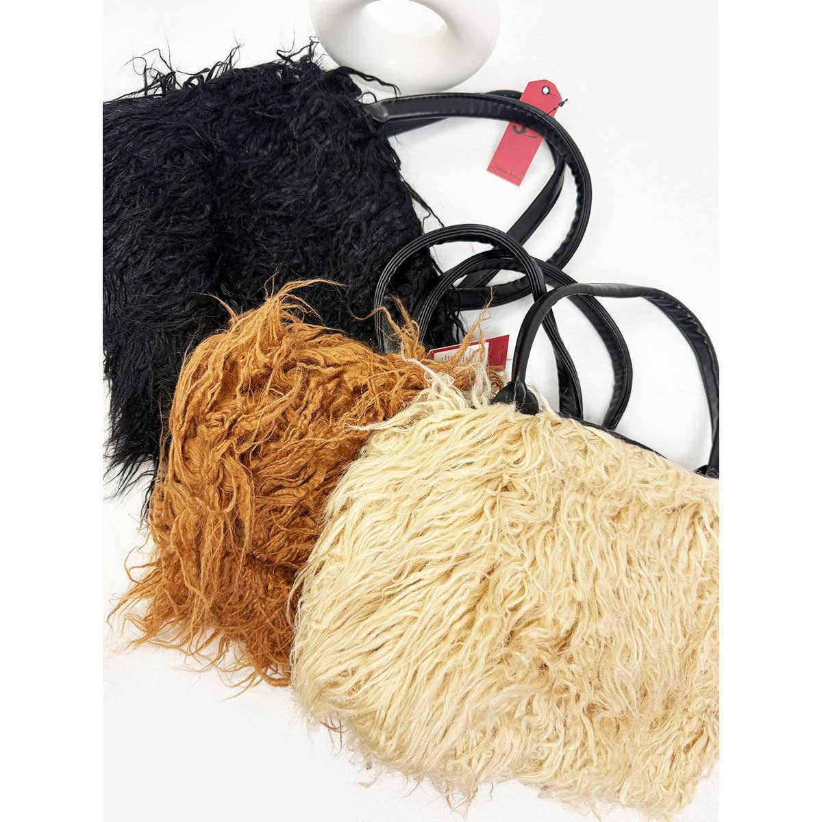 Love and Repeat – wholesale Tote bag – Women's – Punk Gothic Fluffy Grunge Tote Bag7