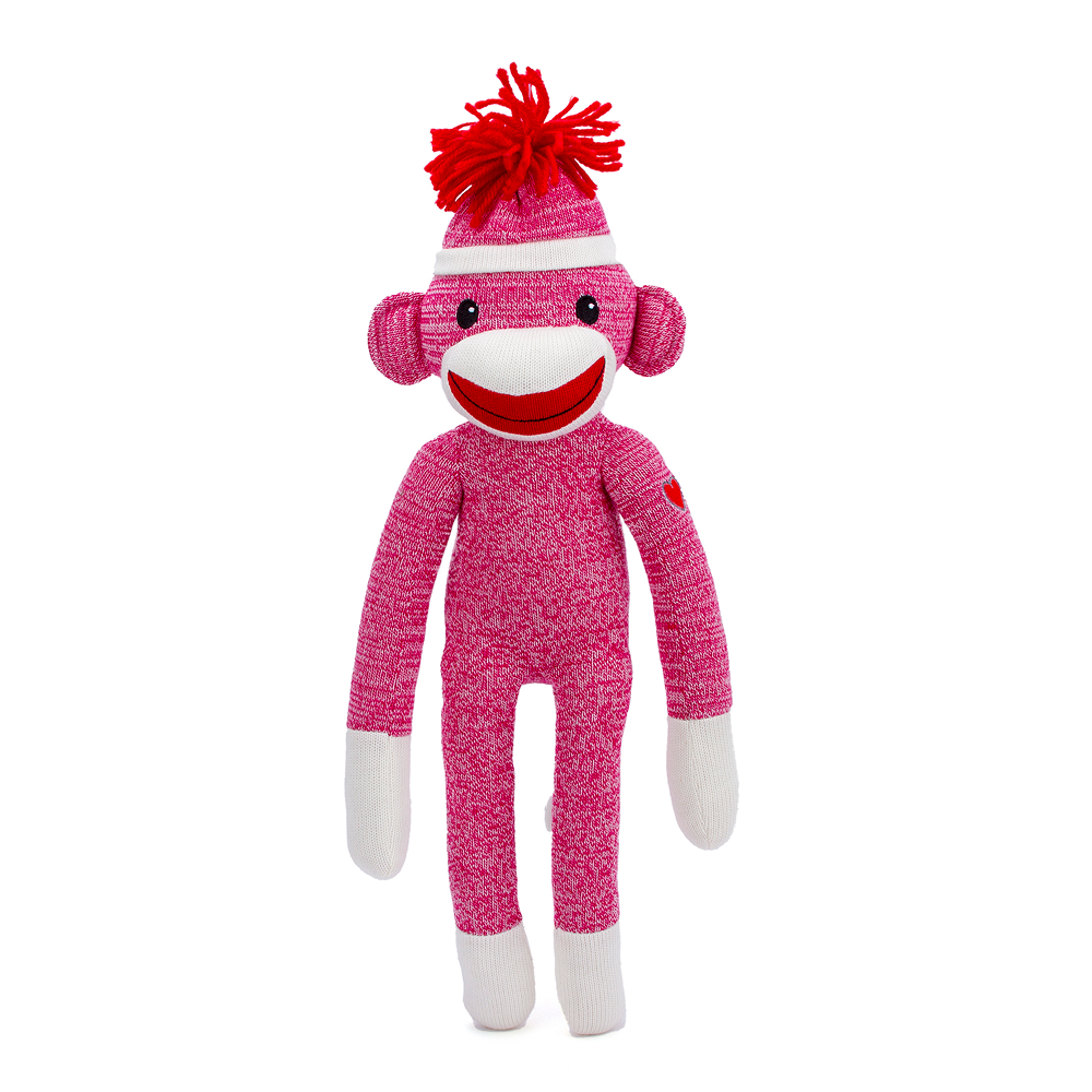 Plushland - Wholesale Stuffed/Plush Toy - Kids & Baby - 20″ Valentine Sock Monkey | Valentine Plush Monkey Gift17