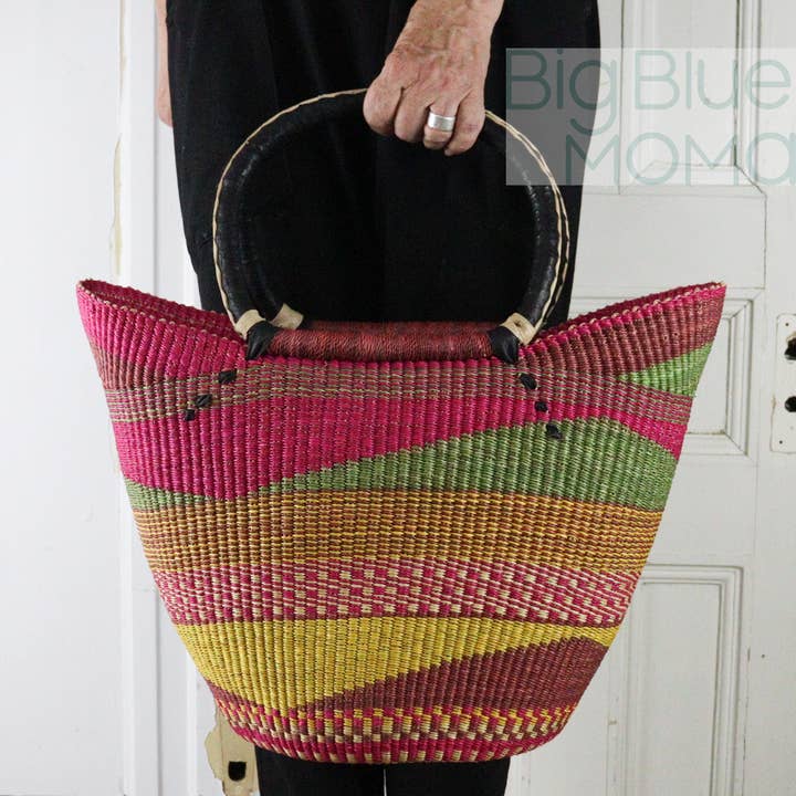 Big Blue Moma - Wholesale Grocery/Shopping Bag - U Shopper Large - Traditional Palette8