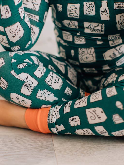 Tangerine Rêve - Wholesale Sleepwear Set - Kids - Milk & Cereal Spread Pajamas4